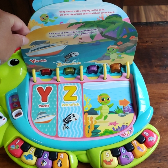 5X HOST PICK. Vtech Touch & Teach Sea Turtle - Picture 8 of 8